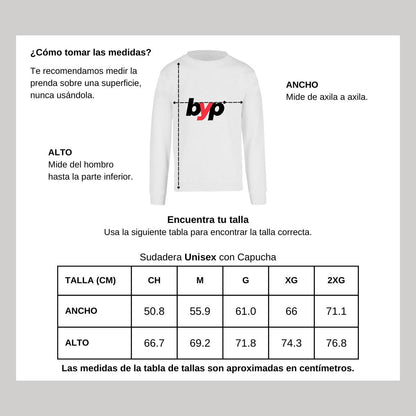Sudadera Unisex Blanco Personalizable Logo