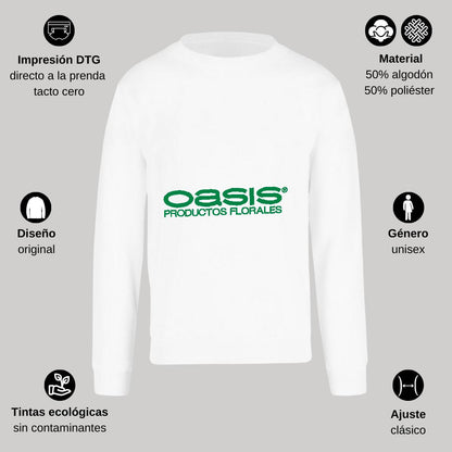 Sudadera Unisex Blanco Personalizable Logo