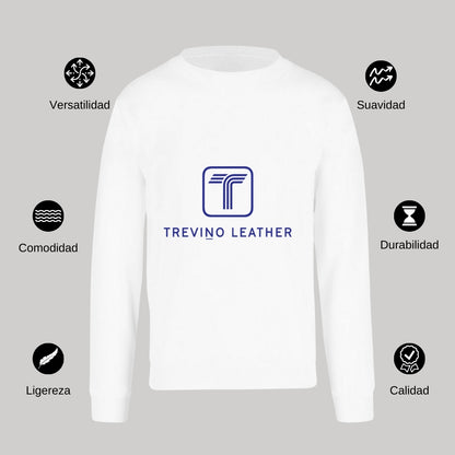 Sudadera Unisex Blanco Personalizable Logo