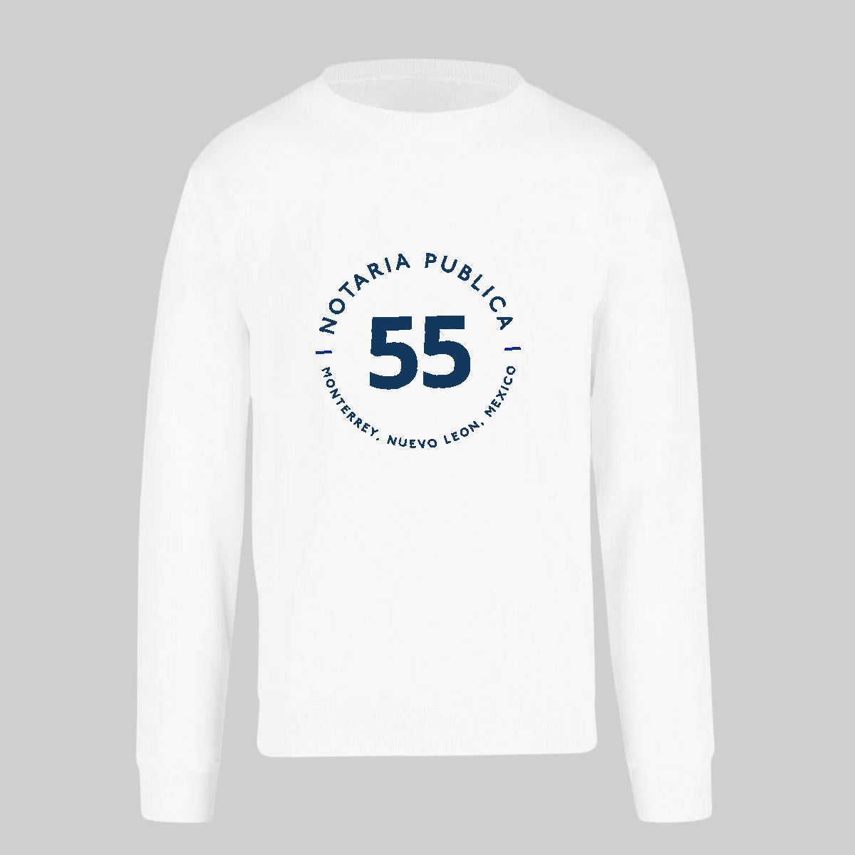 Sudadera Unisex Blanco Personalizable Logo
