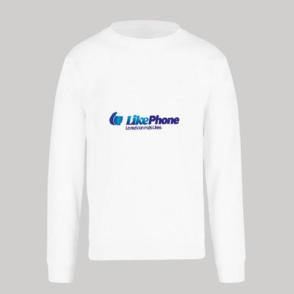 Sudadera Unisex Blanco Personalizable Logo