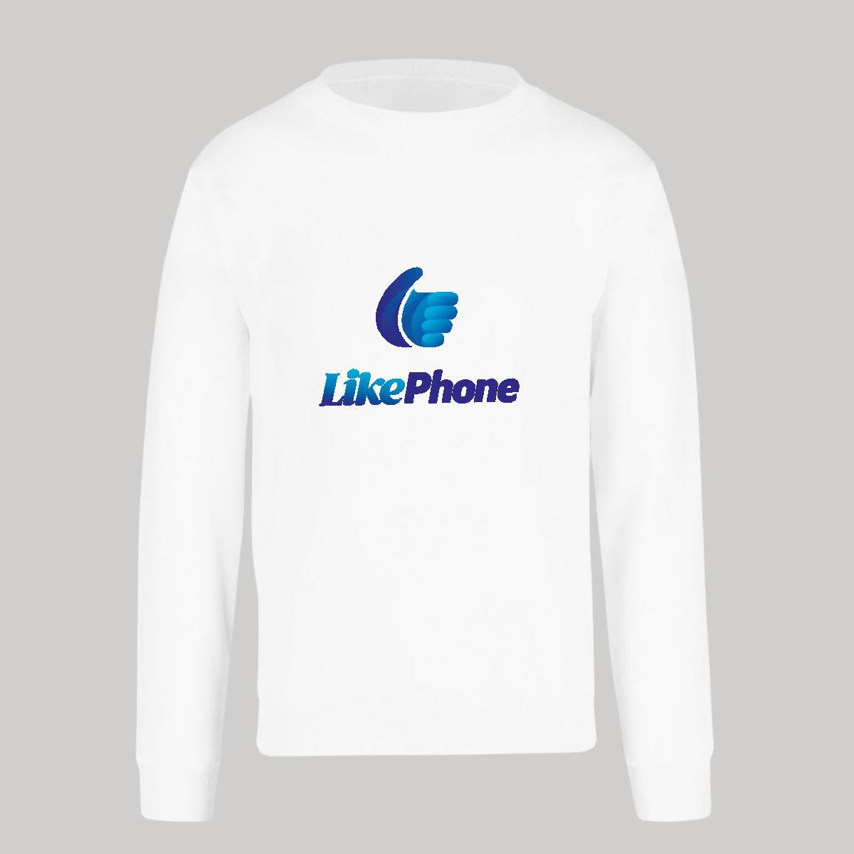 Sudadera Unisex Blanco Personalizable Logo