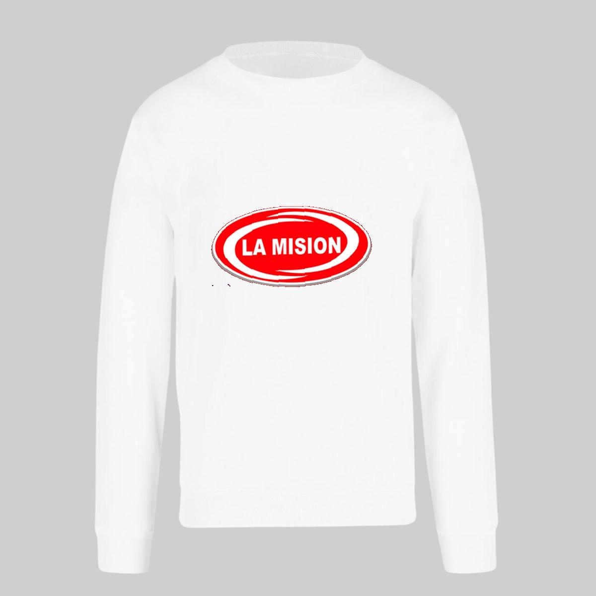 Sudadera Unisex Blanco Personalizable Logo
