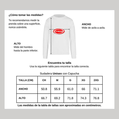 Sudadera Unisex Blanco Personalizable Logo