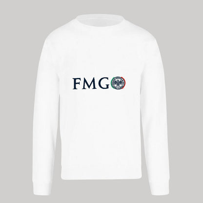 Sudadera Unisex Blanco Personalizable Logo