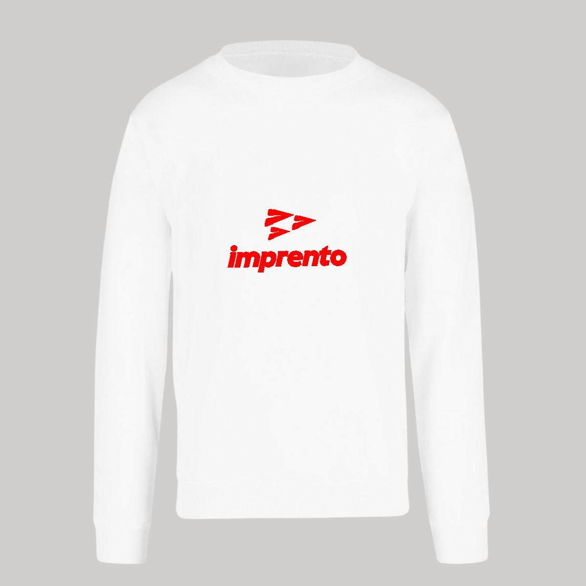 Sudadera Unisex Blanco Personalizable Logo