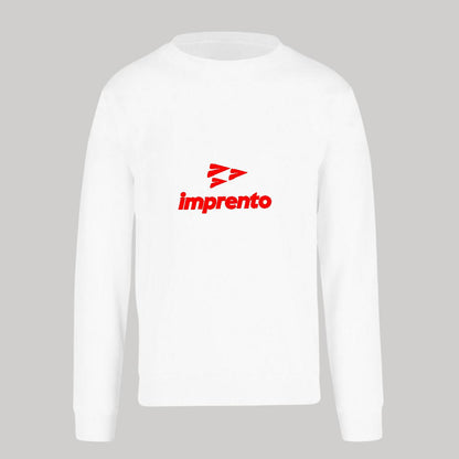 Sudadera Unisex Blanco Personalizable Logo