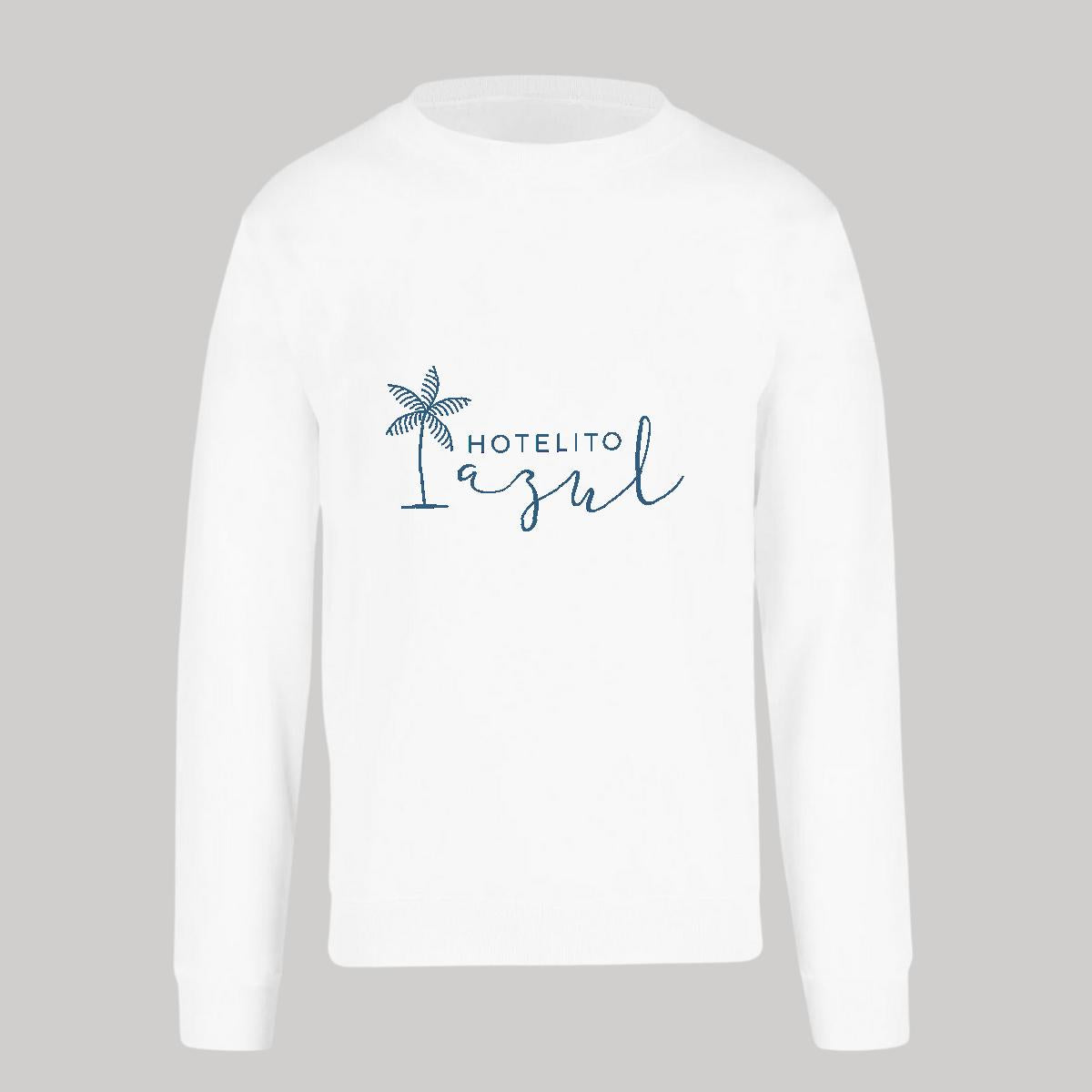 Sudadera Unisex Blanco Personalizable Logo