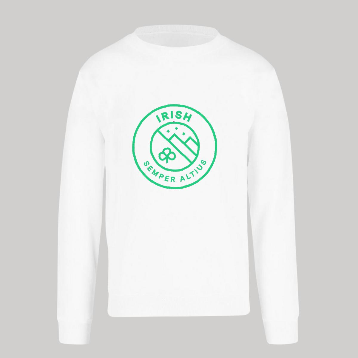 Sudadera Unisex Blanco Personalizable Logo