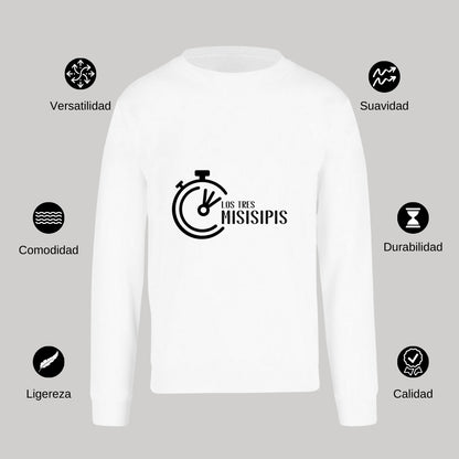Sudadera Unisex Blanco Personalizable Logo