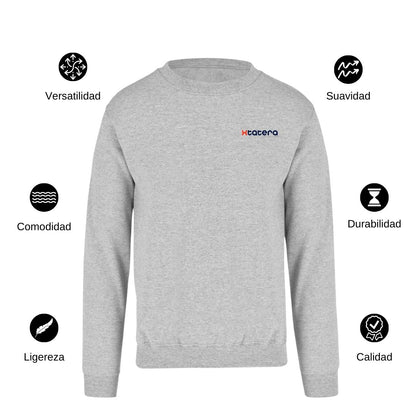 Sudadera Unisex Gris Personalizable Escudo