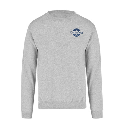 Sudadera Unisex Gris Personalizable Escudo