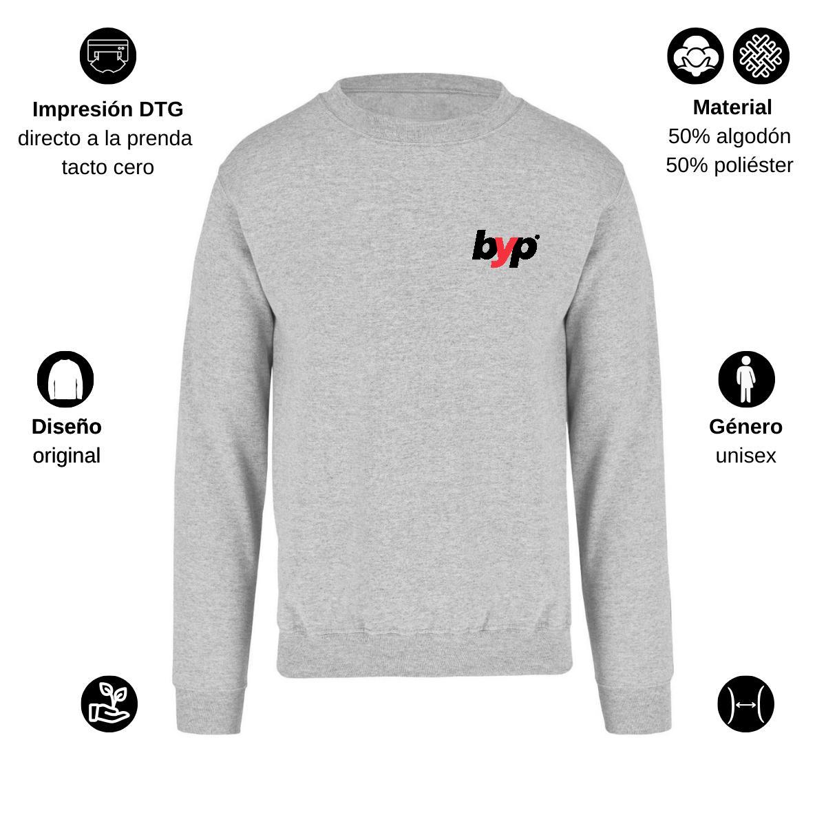 Sudadera Unisex Gris Personalizable Escudo