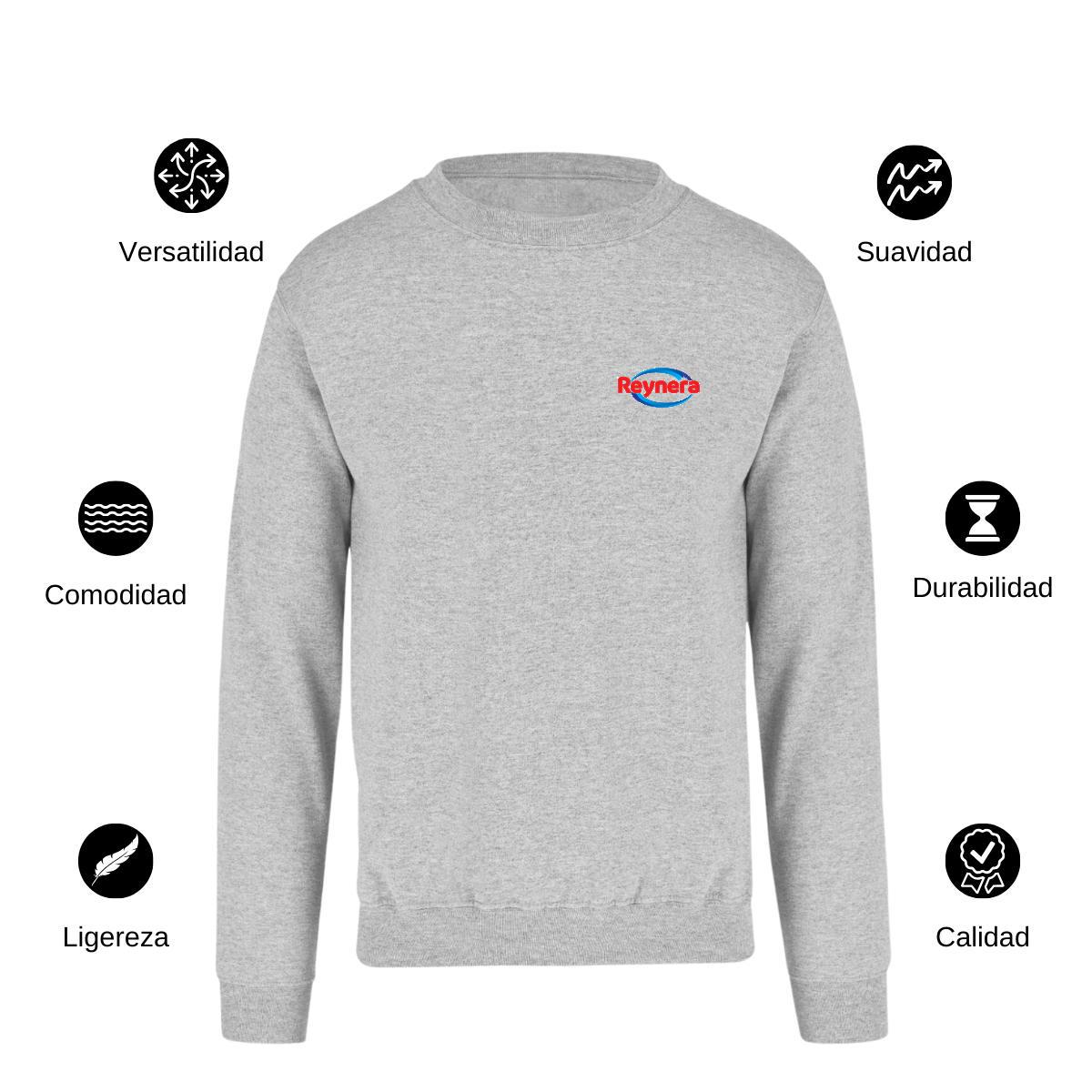 Sudadera Unisex Gris Personalizable Escudo