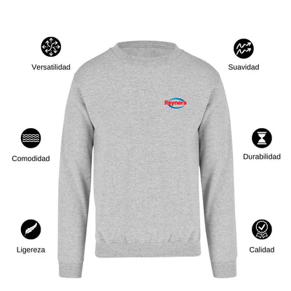 Sudadera Unisex Gris Personalizable Escudo