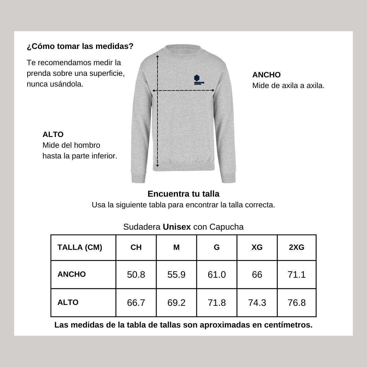 Sudadera Unisex Gris Personalizable Escudo