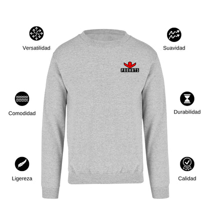 Sudadera Unisex Gris Personalizable Escudo