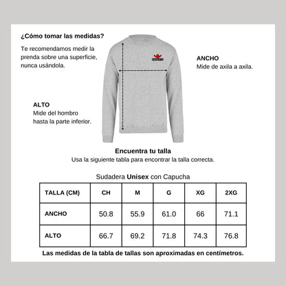 Sudadera Unisex Gris Personalizable Escudo
