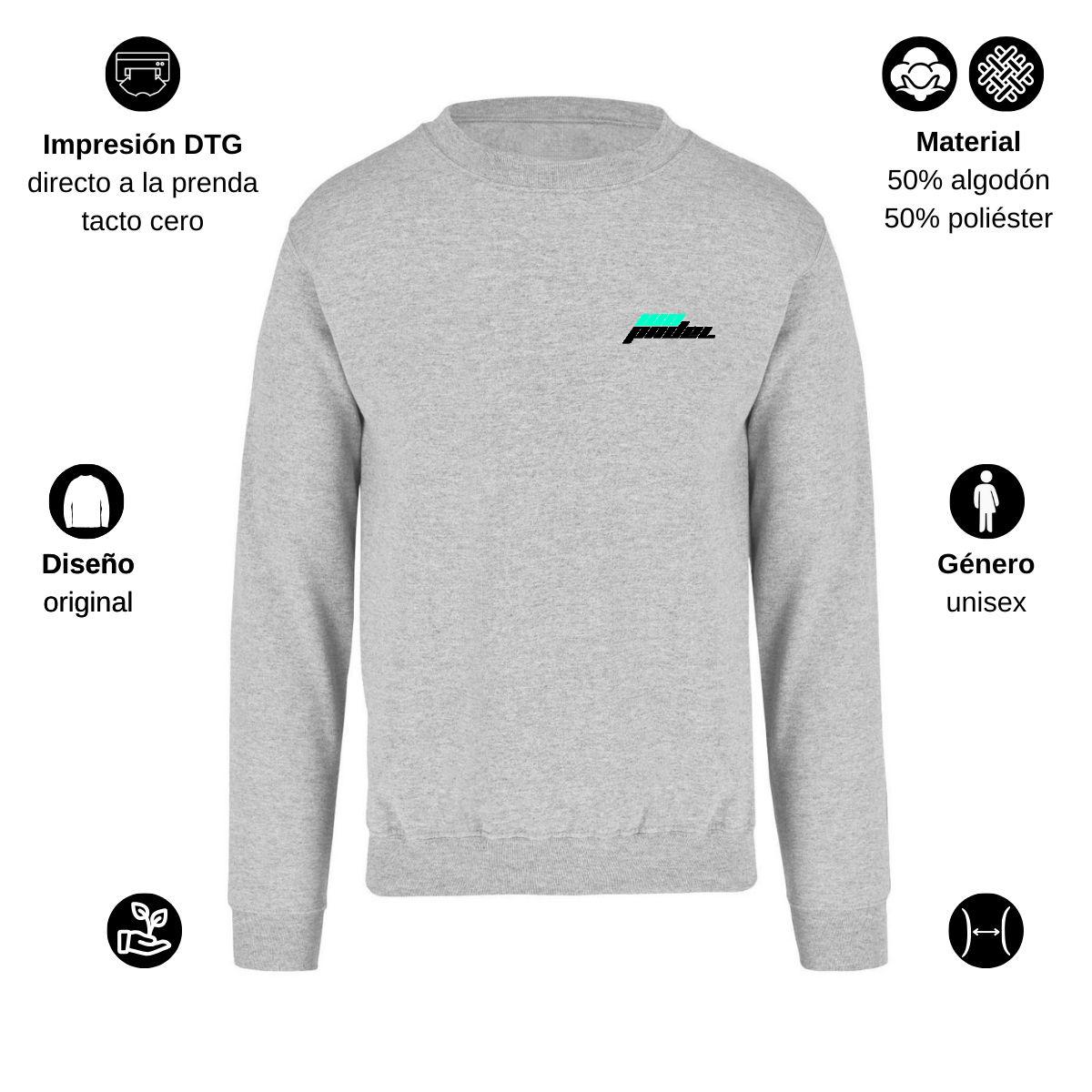Sudadera Unisex Gris Personalizable Escudo