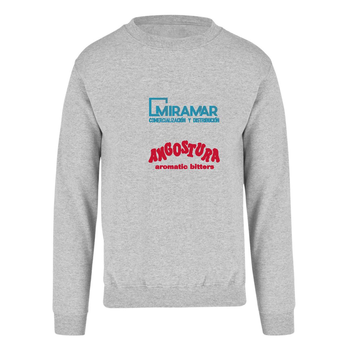 Sudadera Unisex Gris Personalizable Logo