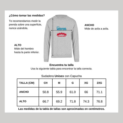 Sudadera Unisex Gris Personalizable Logo