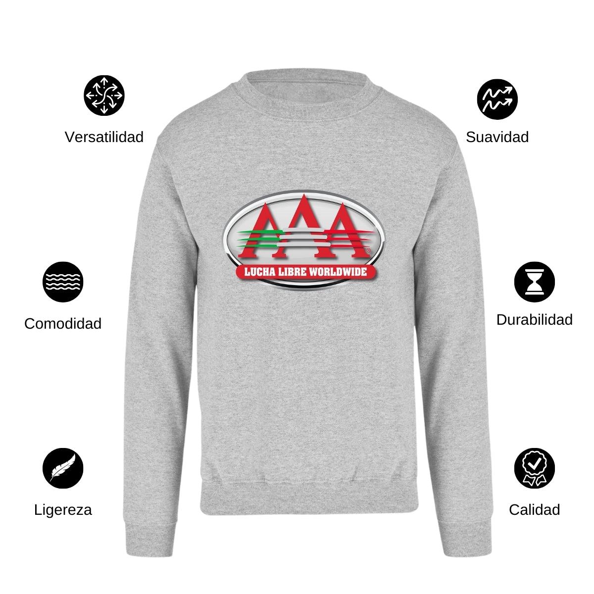 Sudadera Unisex Gris Personalizable Logo