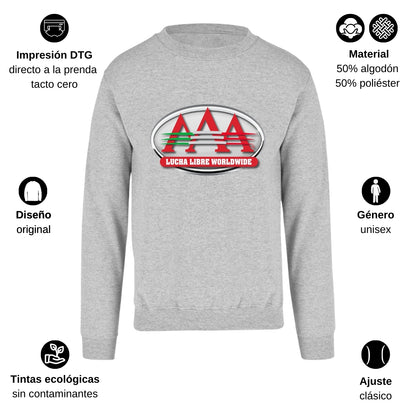 Sudadera Unisex Gris Personalizable Logo