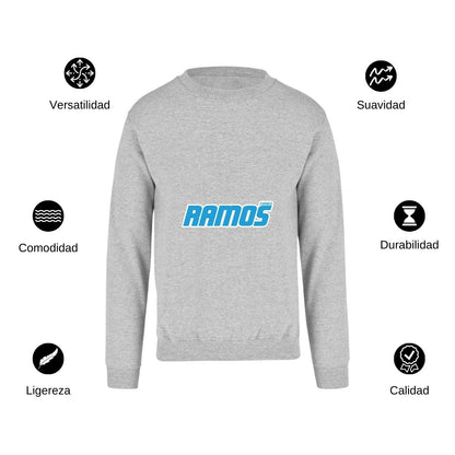 Sudadera Unisex Gris Personalizable Logo