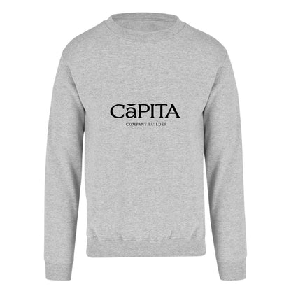 Sudadera Unisex Gris Personalizable Logo