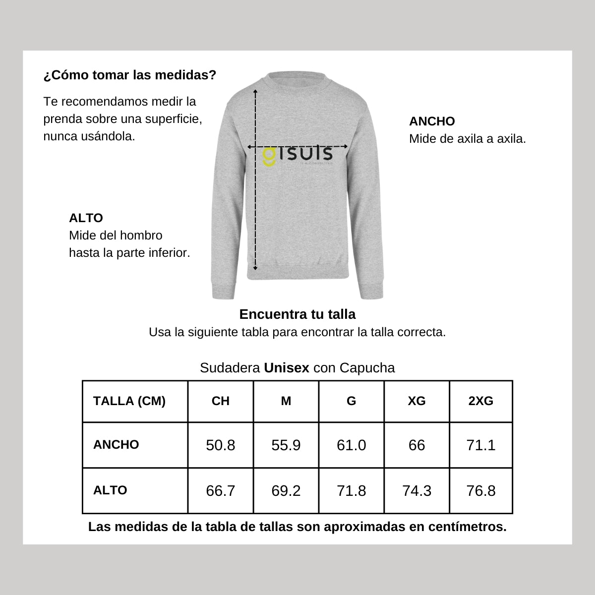 Sudadera Unisex Gris Personalizable Logo
