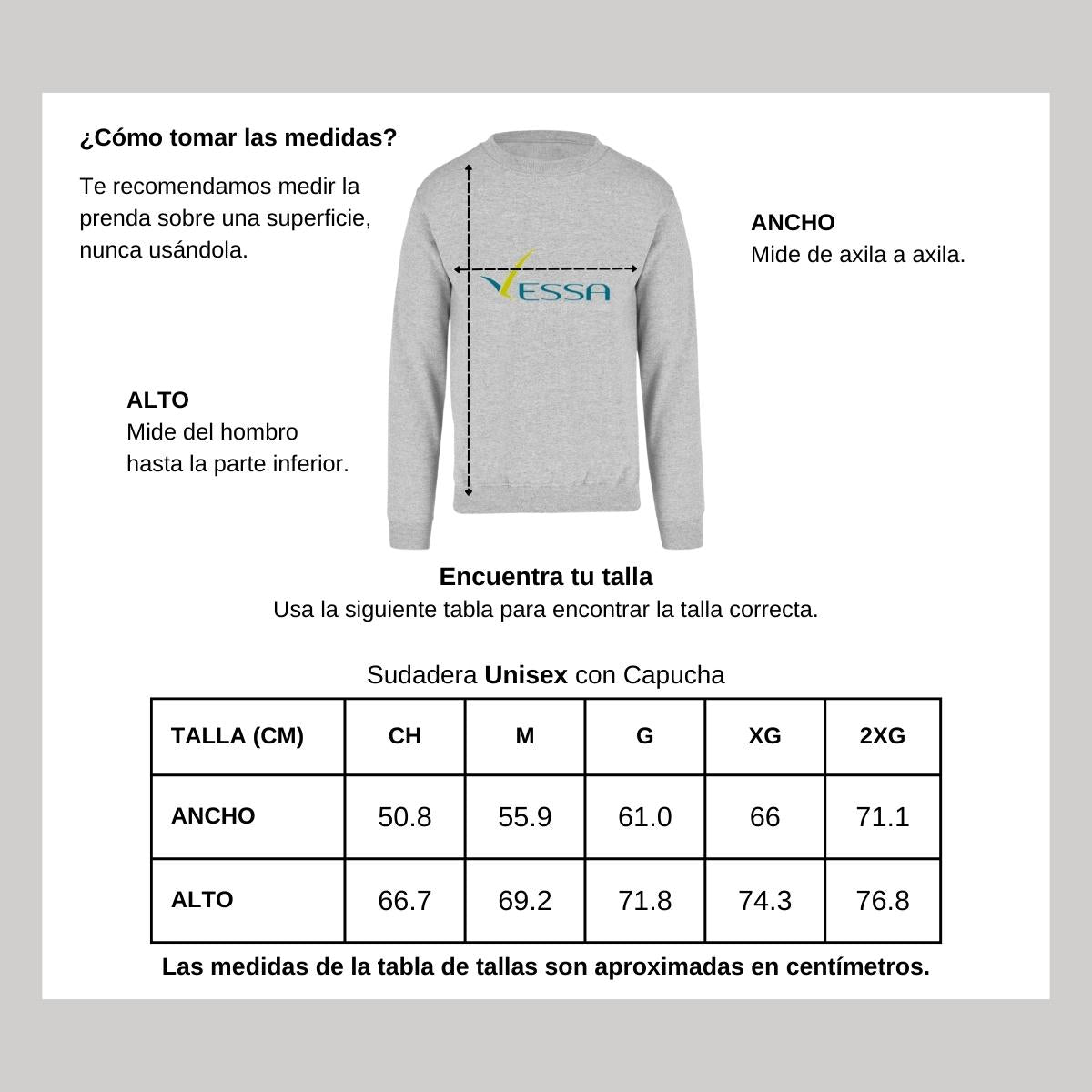 Sudadera Unisex Gris Personalizable Logo