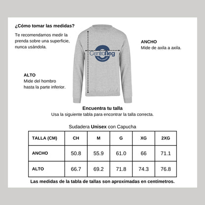 Sudadera Unisex Gris Personalizable Logo