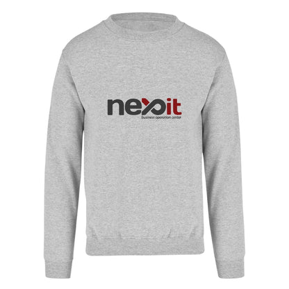 Sudadera Unisex Gris Personalizable Logo