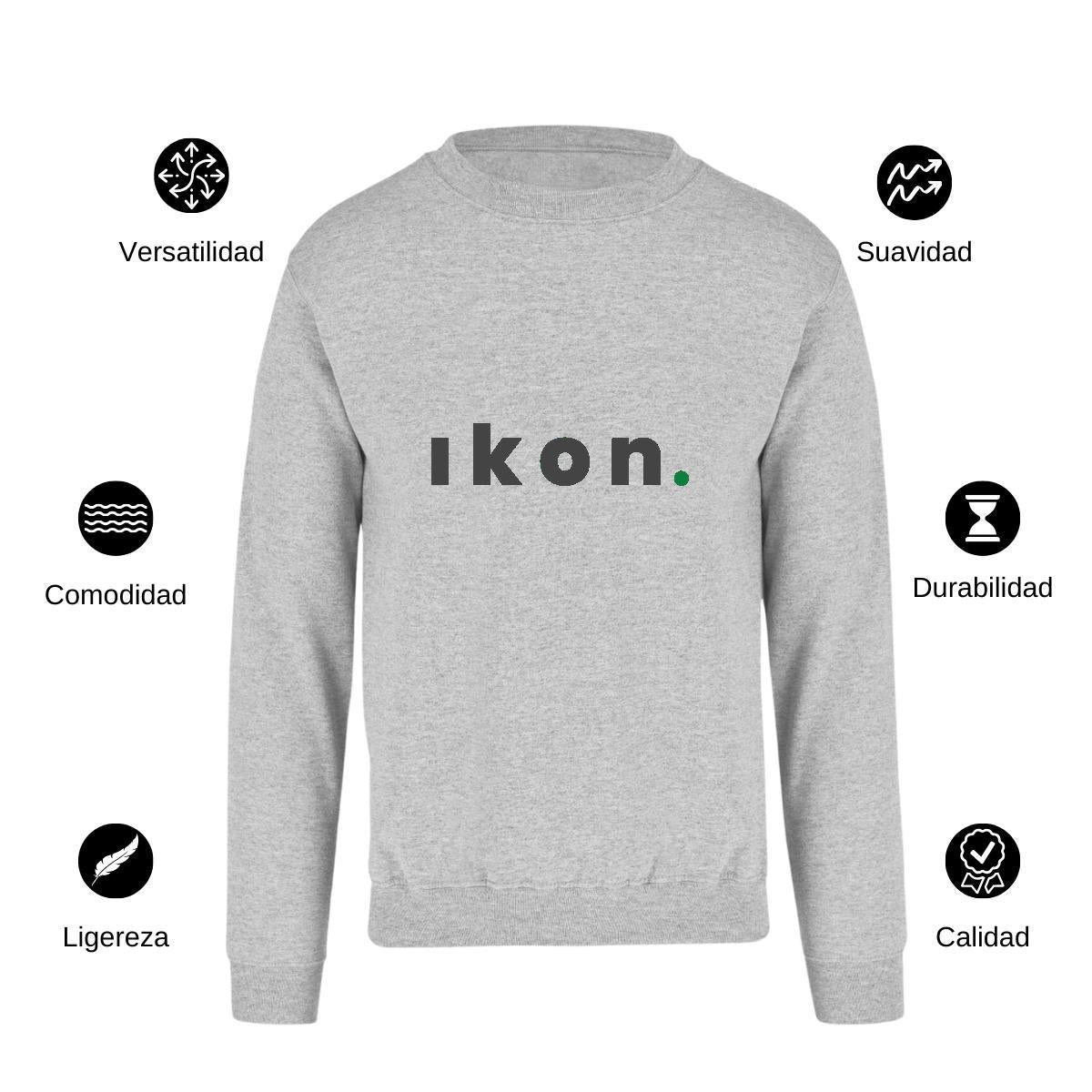 Sudadera Unisex Gris Personalizable Logo