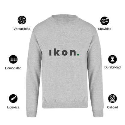 Sudadera Unisex Gris Personalizable Logo