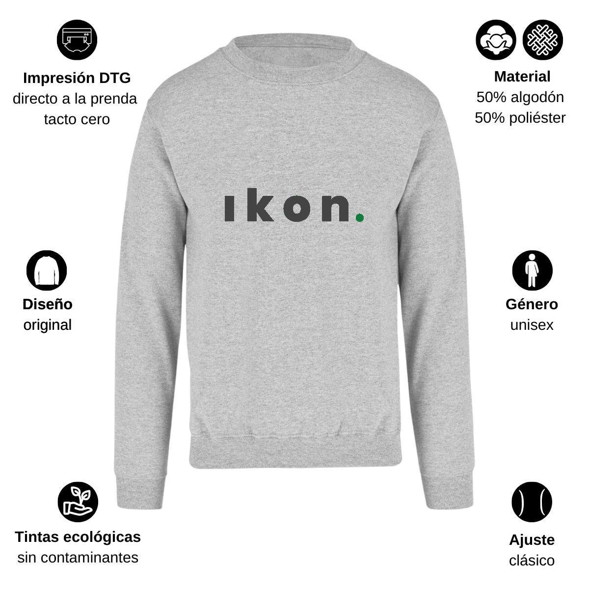 Sudadera Unisex Gris Personalizable Logo