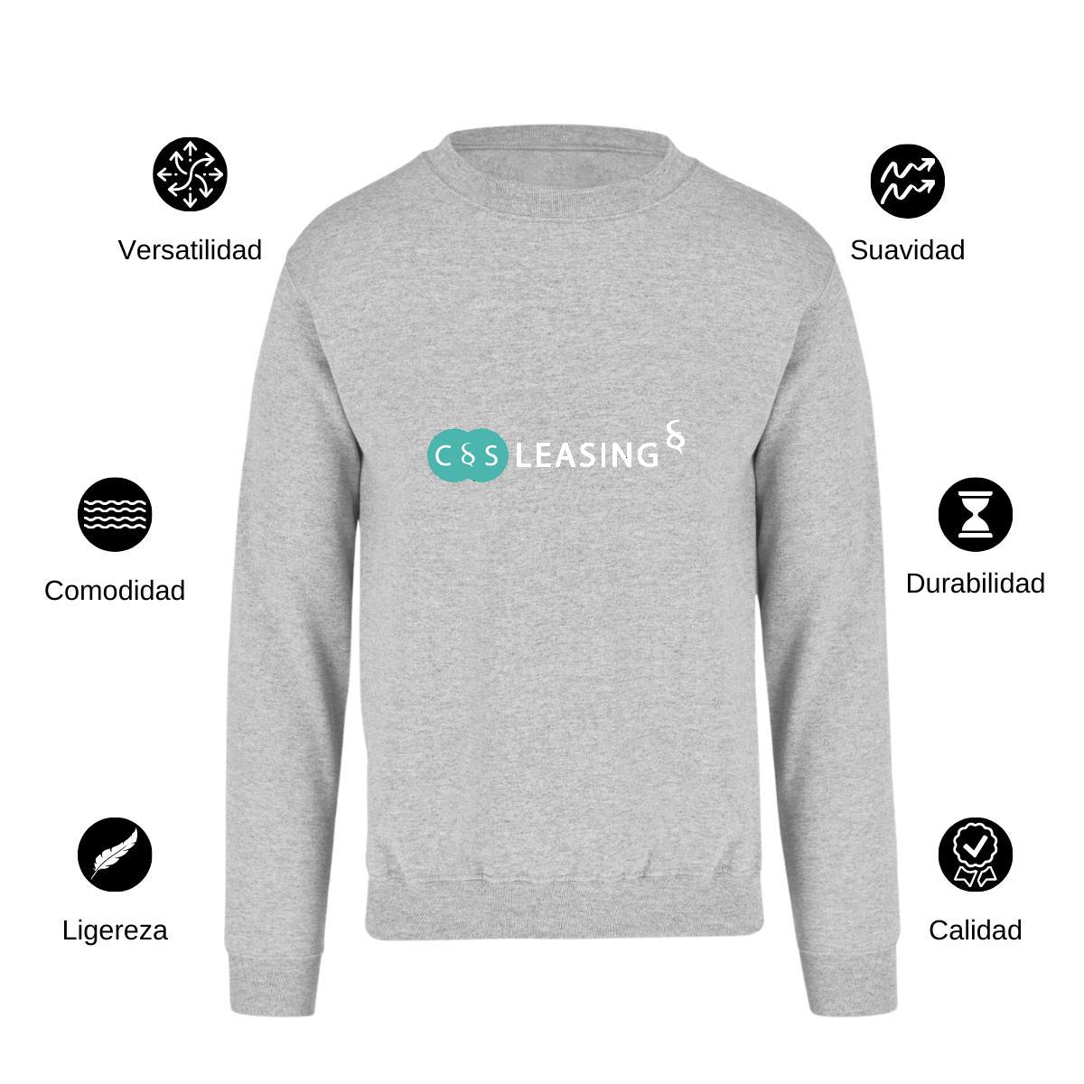 Sudadera Unisex Gris Personalizable Logo