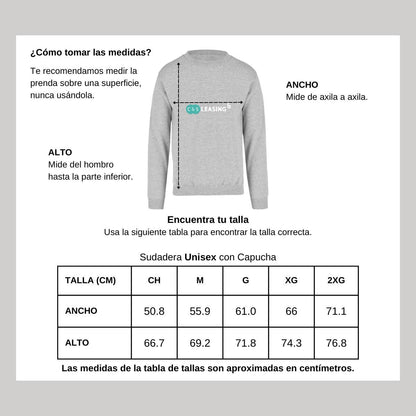 Sudadera Unisex Gris Personalizable Logo