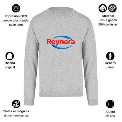 Sudadera Unisex Gris Personalizable Logo