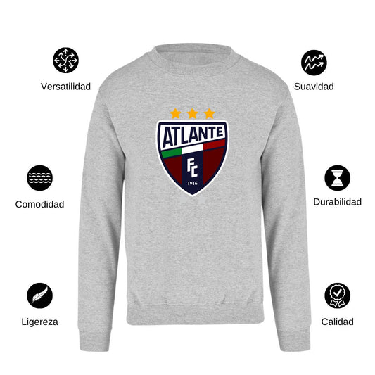 Sudadera Unisex Gris Personalizable Logo