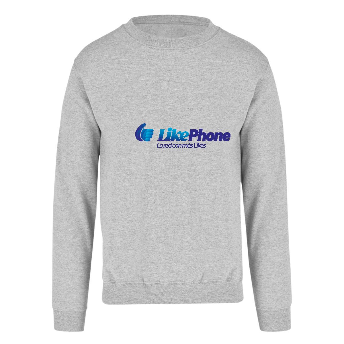 Sudadera Unisex Gris Personalizable Logo