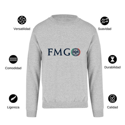 Sudadera Unisex Gris Personalizable Logo