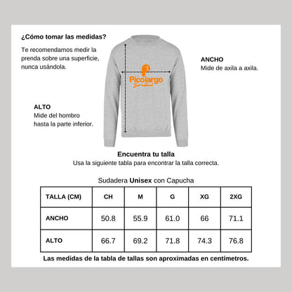Sudadera Unisex Gris Personalizable Logo