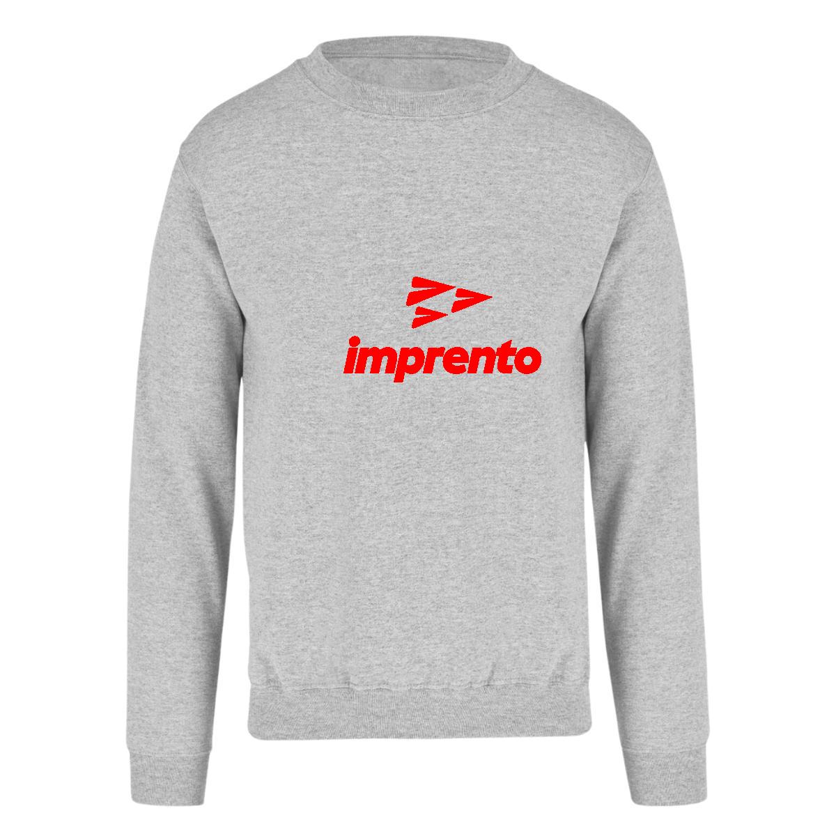 Sudadera Unisex Gris Personalizable Logo