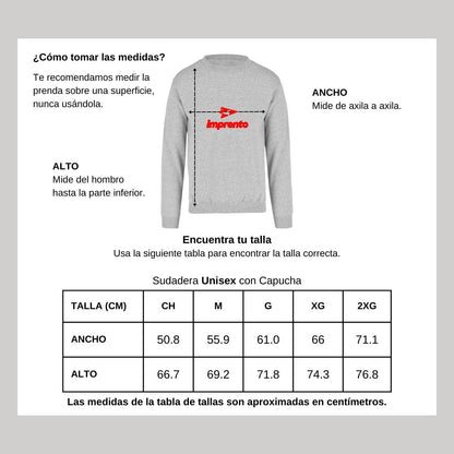 Sudadera Unisex Gris Personalizable Logo