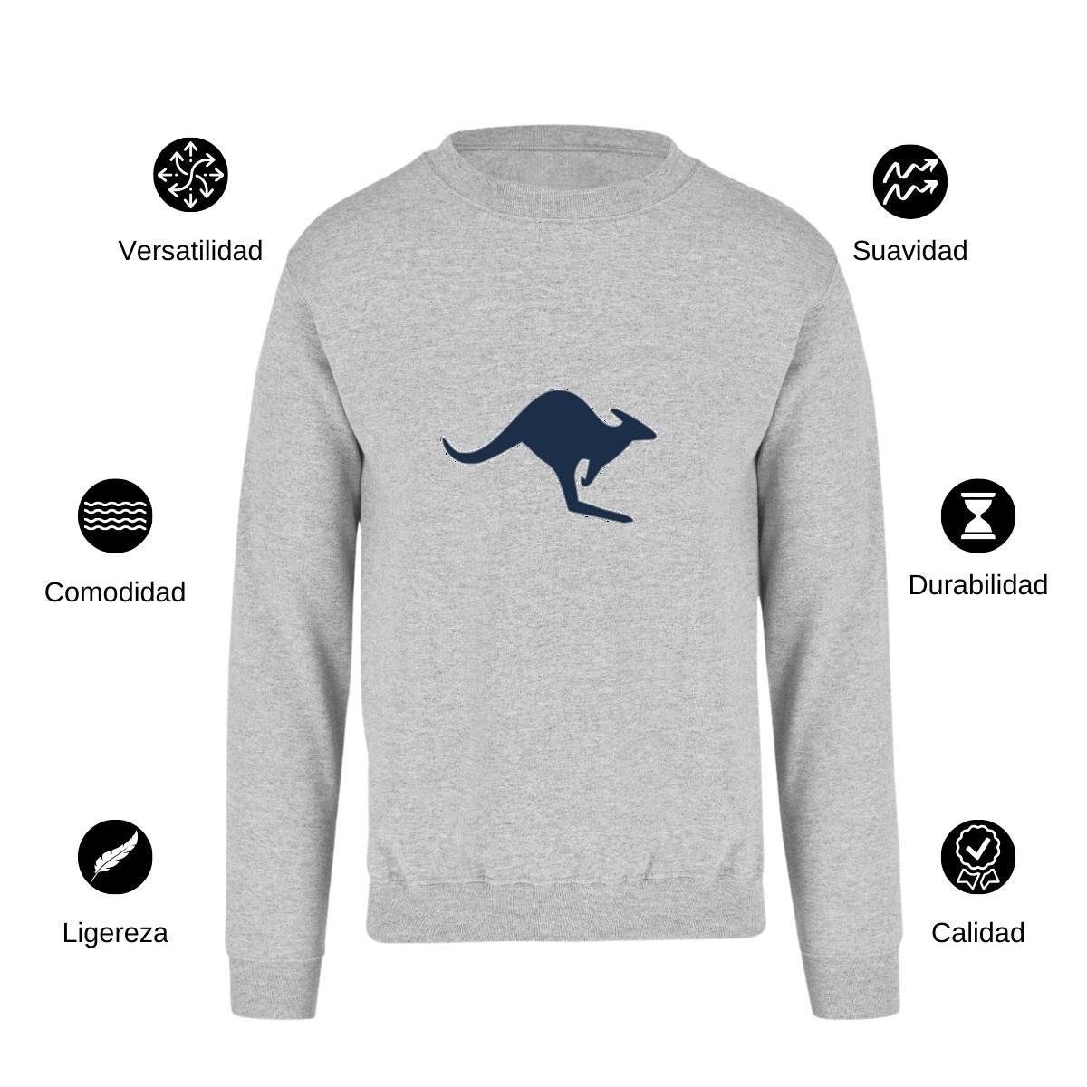 Sudadera Unisex Gris Personalizable Logo