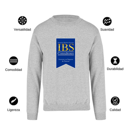Sudadera Unisex Gris Personalizable Logo