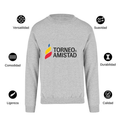 Sudadera Unisex Gris Personalizable Logo