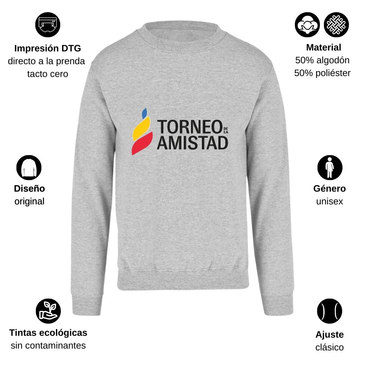 Sudadera Unisex Gris Personalizable Logo