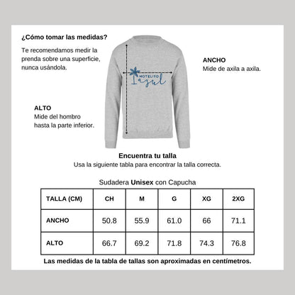 Sudadera Unisex Gris Personalizable Logo